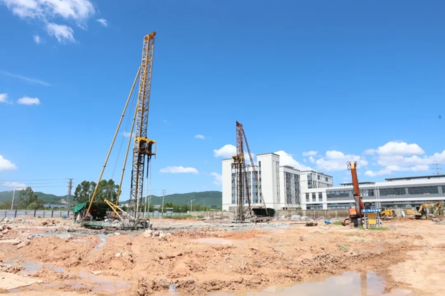 建設(shè)中的肉牛屠宰場