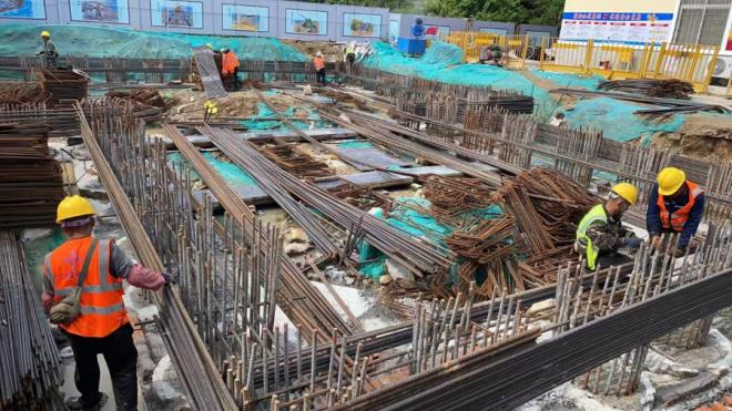 浦口工程施工現(xiàn)場。廈門市政環(huán)科排水公司供圖