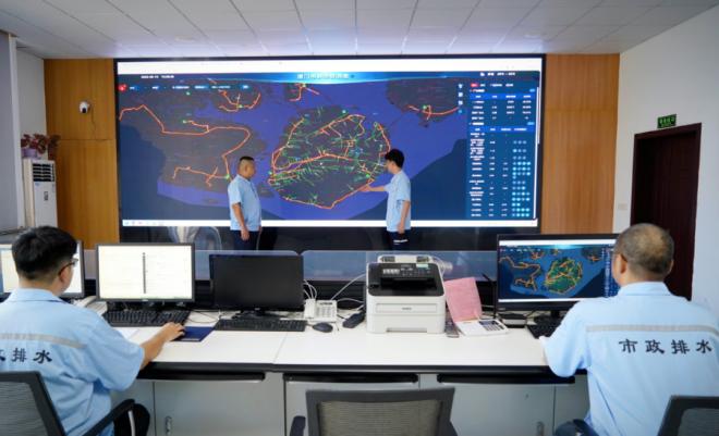 智慧排水監(jiān)管平臺，廈門市政環(huán)科排水公司供圖
