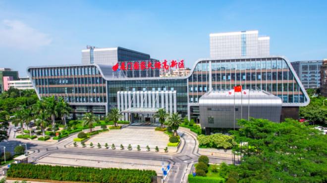 新型顯示領(lǐng)域行業(yè)發(fā)展勢頭迅猛的廈門火炬高新區(qū)。廈門火炬高新區(qū)供圖