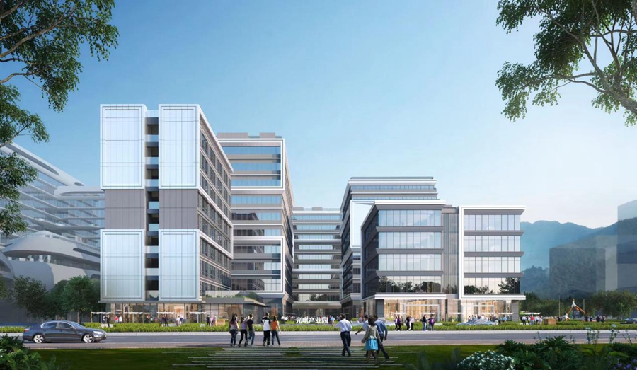 “工業(yè)上樓”效果圖。福州工業(yè)園區(qū)集團供圖