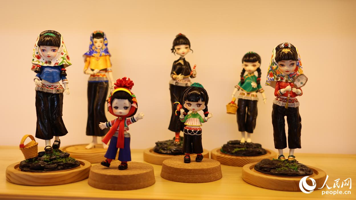 “惠女粘土”系列作品。人民網(wǎng) 李昌乾攝