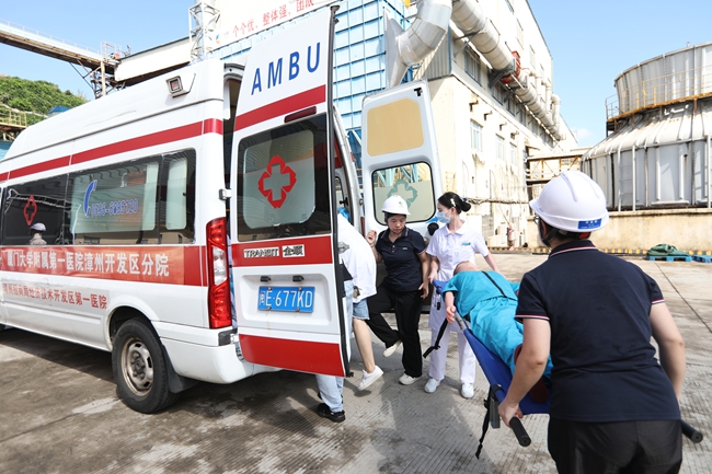 演練現(xiàn)場。漳州開發(fā)區(qū)供圖