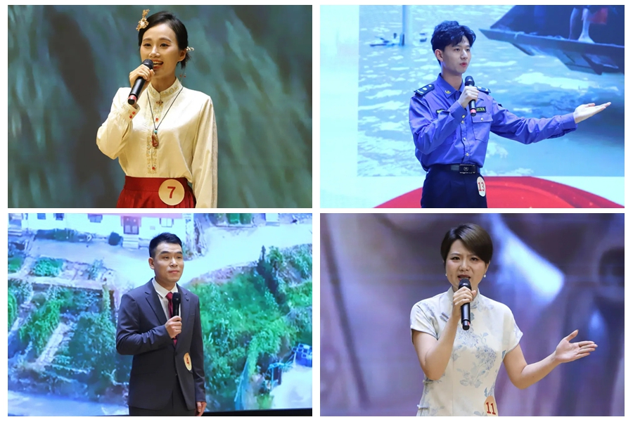 比賽現(xiàn)場，選手們各展風(fēng)采