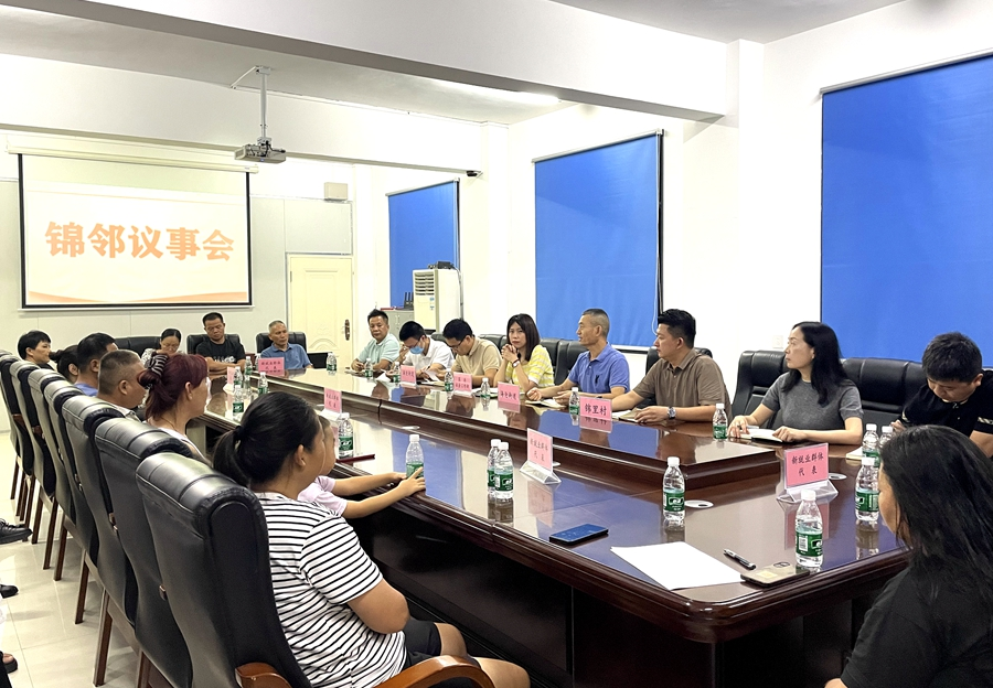 錦鄰議事會(huì)。錦里村委會(huì)供圖