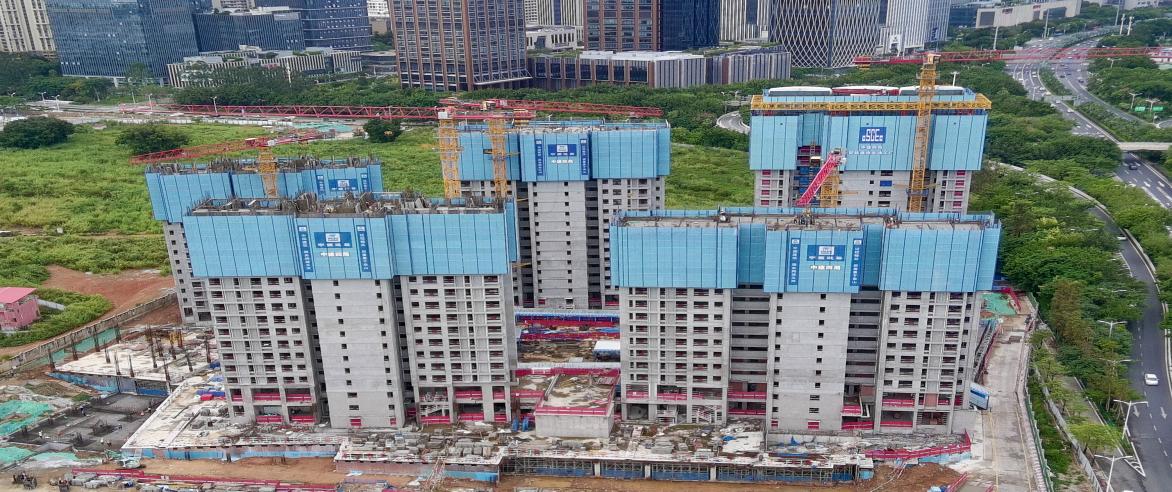 五通金融商務區(qū)安置房項目全景。楊龍基攝