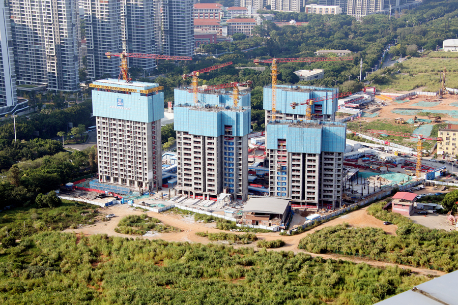 中建四局承建的湖里區(qū)五通金融商務(wù)區(qū)安置房（B09地塊）。林林?jǐn)z