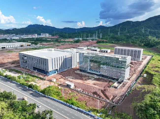 晶旭半導體二期航拍圖（資料圖）。龍巖市融媒體中心供圖