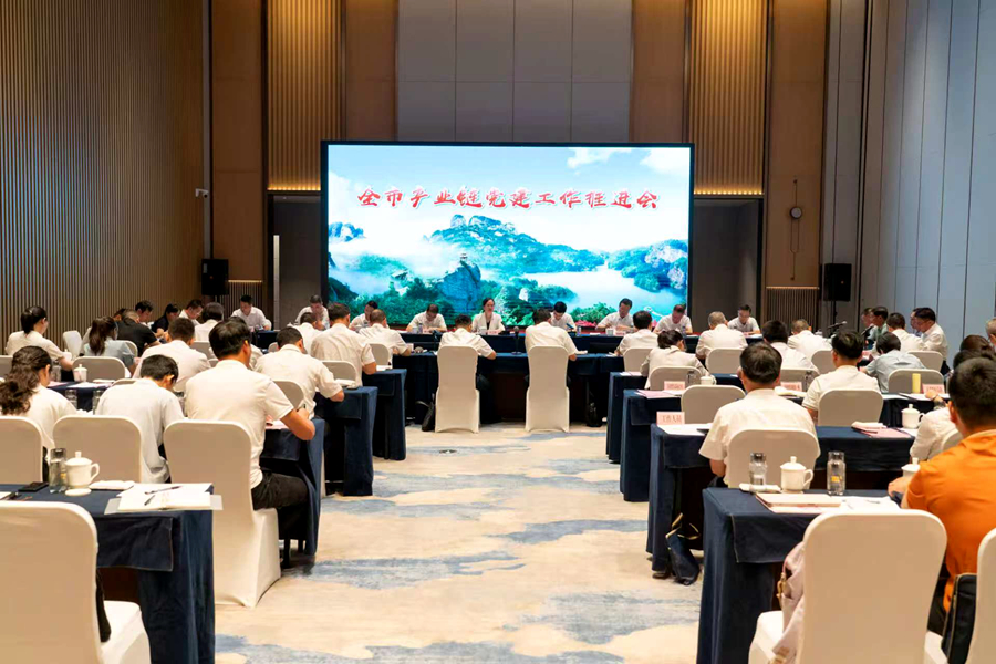 會議現(xiàn)場。龍巖市委組織部供圖