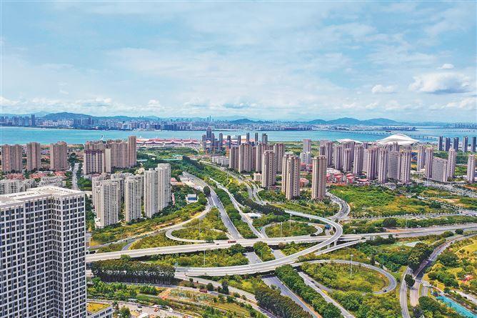 蓬勃發(fā)展的翔安南部新城。朱毅力攝