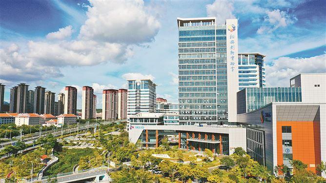 翔安持續(xù)壯大的環(huán)廈大科技創(chuàng)新圈。朱毅力攝