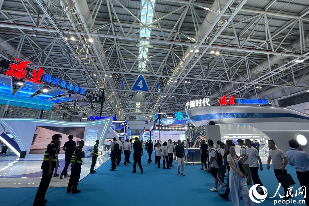 2025第三屆中國海洋裝備博覽會在福建福州舉行。人民網 謝星宇攝