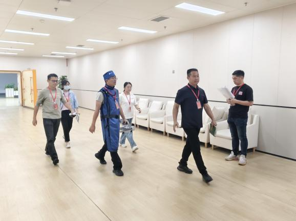 演練現(xiàn)場。