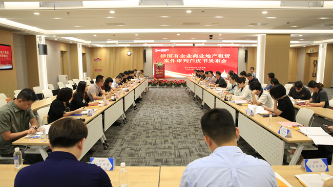 涉國有企業(yè)商業(yè)租賃案件審判白皮書發(fā)布會