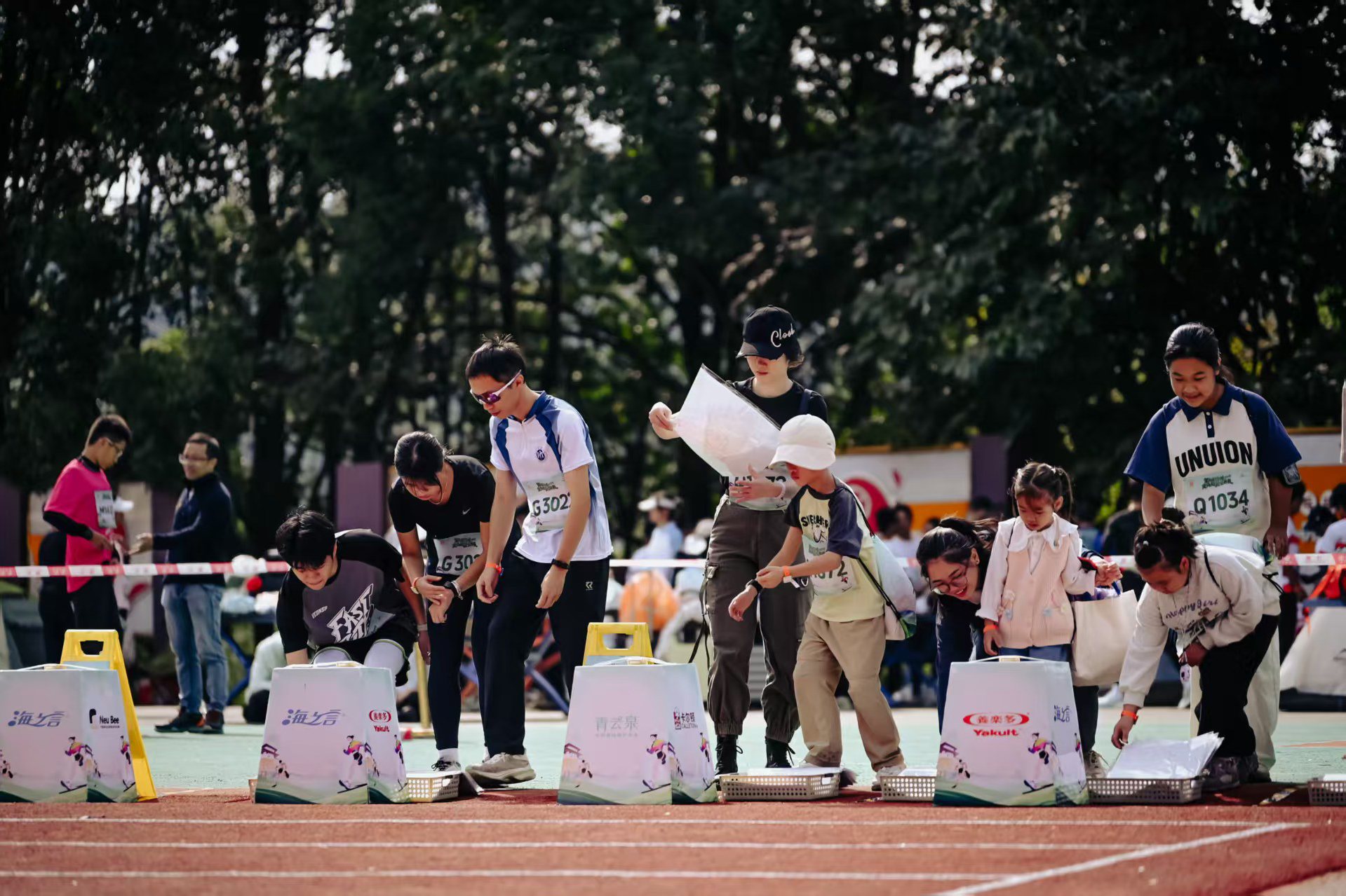 親子組賽道現(xiàn)場