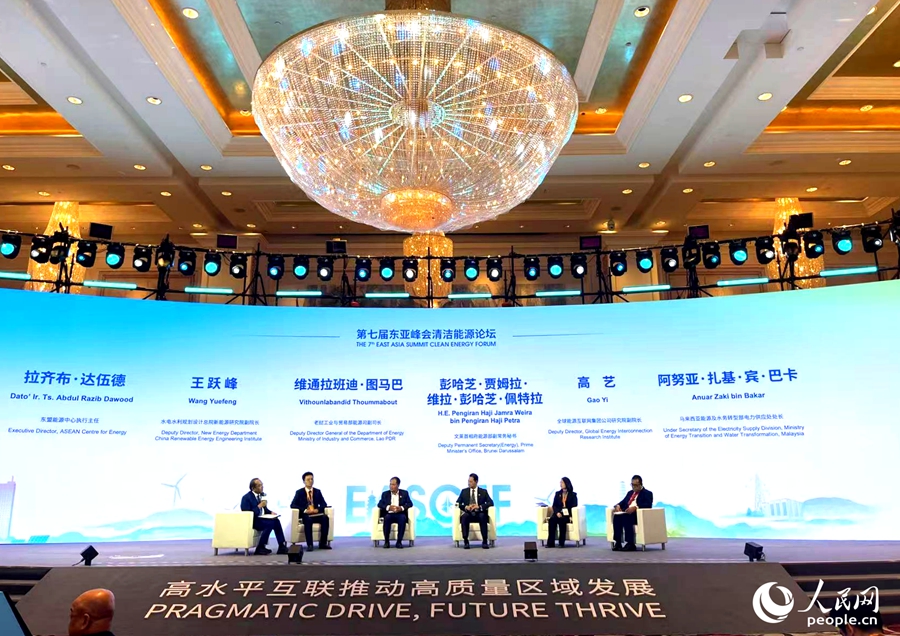 第七屆東亞峰會清潔能源論壇圓桌座談會。人民網(wǎng)記者 陳藍(lán)燕攝