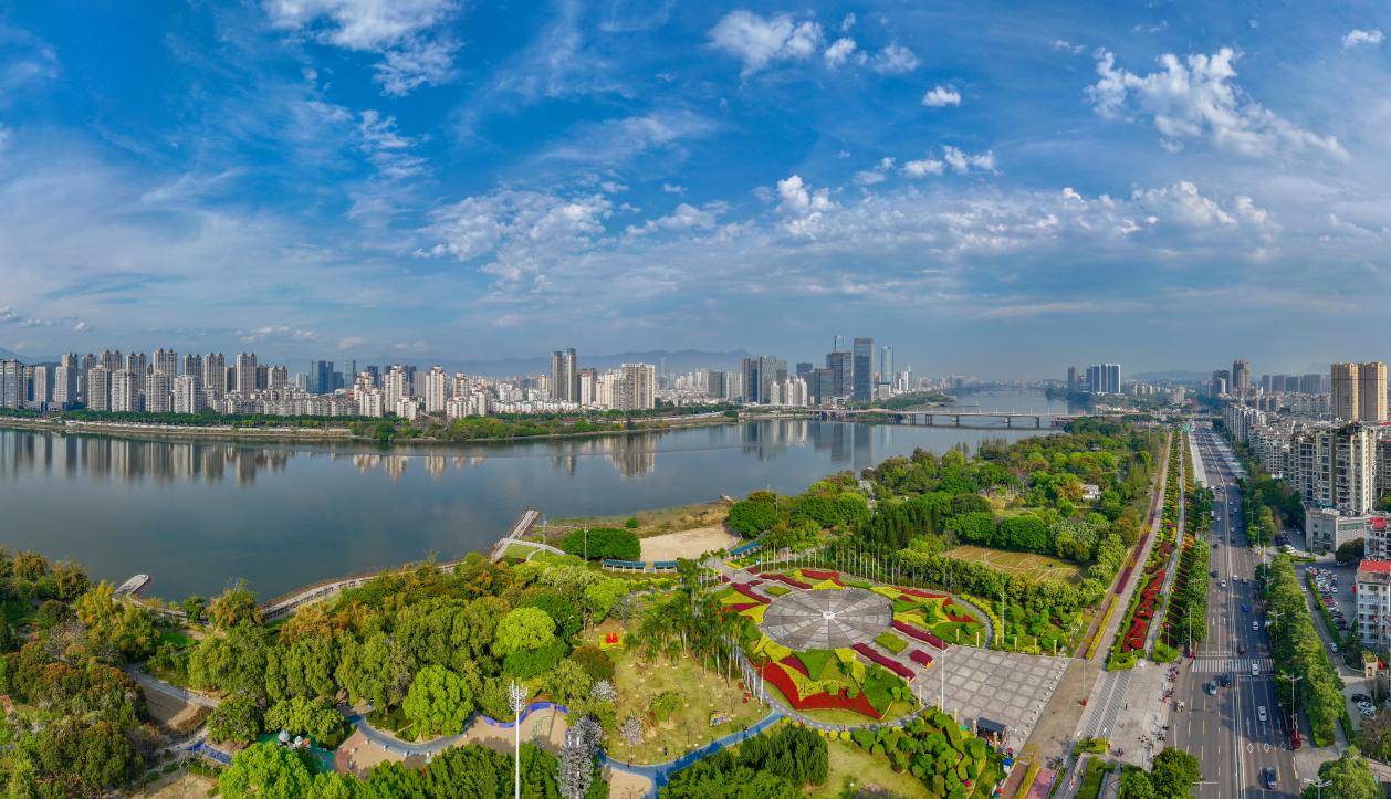 閩江南北岸。福州市水利局供圖