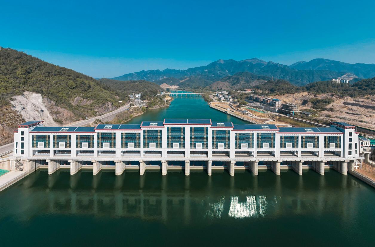 “一閘三線”莒口水閘。福州市水利局供圖