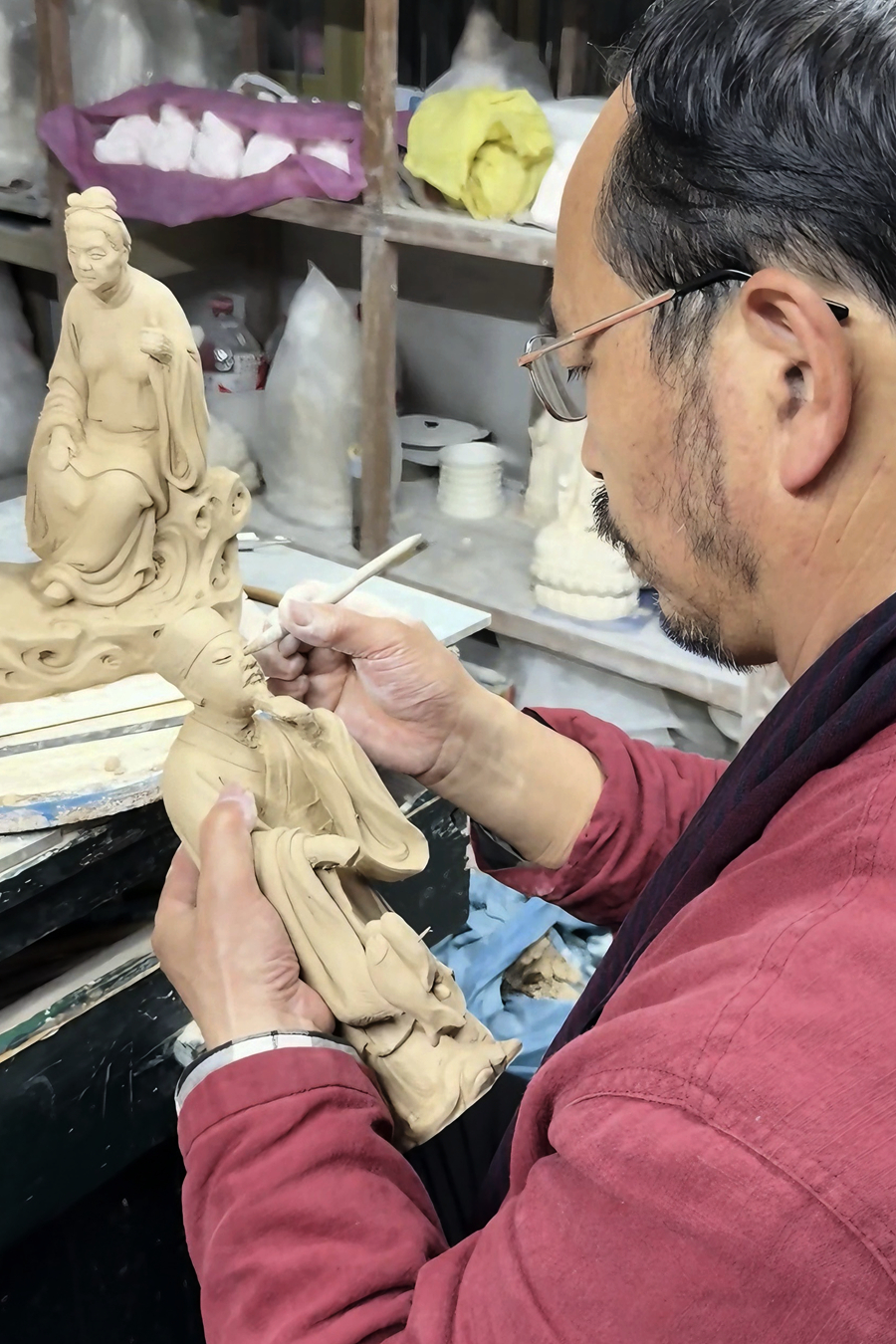 陳明良制作系列作品。受訪者供圖